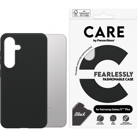 CARE. by PZG Fashionable Case - Zwart - voor Samsung Galaxy S25 Plus