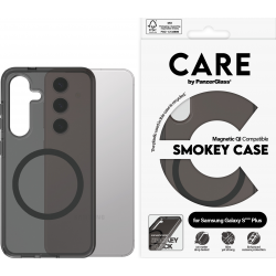 CARE. by PZG Flagship Case Urban Combat w. Noir QI - Smokey- Samsung S25 Plus