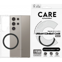 CARE. by PZG Flagship Case Urban Combat w. Black QI -Clear - Samsung S25 Ultra