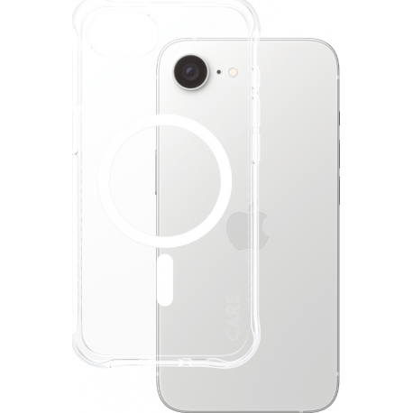 CARE by Panzerglass Fashionable Case Samba w. Magsafe - Clear - for iPhone SE 4