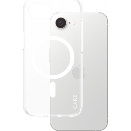 CARE by Panzerglass FS Case Urban Combat MagSafe wit - Clear - voor iPhone SE 4