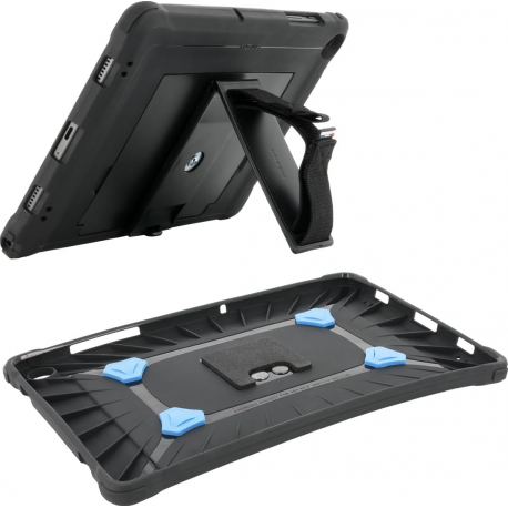 Mobilis PROTECH - Case + kickstand + 360 handstrap - pour Samsung Galaxy Tab A9+