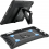 Mobilis PROTECH - Case + kickstand + 360 handstrap - for Samsung Galaxy Tab A9+