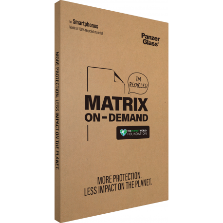 PanzerGlass ECO MATRIX Film 100% Recycled Material - voor Smartphone (10 pcs)