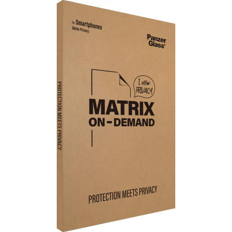 PanzerGlass Matte Privacy MATRIX Film - for Smartphone (10 pcs)