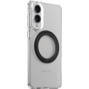 CARE. by PZG Feature Case w. Black Kickstand & QI - Clear - for Samsung S25 Edge