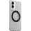 CARE. by PZG Feature Case w. Black Kickstand & QI - Clear - for Samsung S25 Edge