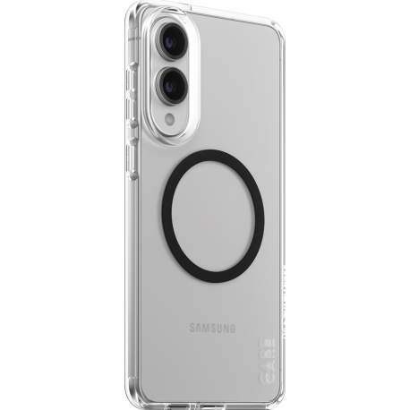CARE. by PZG Flagship Case Urban Combat w. Noir QI - Clear - Samsung S25 Edge