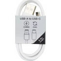 Musthavz to Go USB-A to USB-C Cable 0.5m - White
