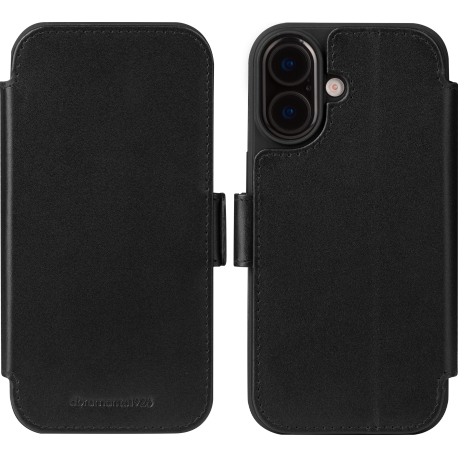 DBramante slim wallet bookcover Copenhagen - black - for Apple iPhone 17