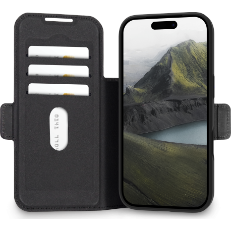 DBramante wallet bookcover Oslo Pro MagSafe - Zwart - voor iPhone 17 Pro