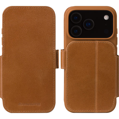 DBramante slim wallet bookcover Copenhagen - Tan - for Apple iPhone 17 Pro Max