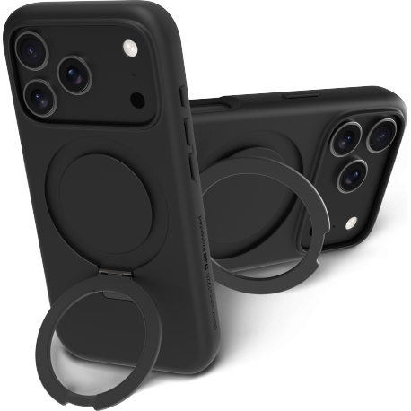 DBramante recycled cover Iceland D3O MS Kickstand - Black - for iPhone 17 Pro