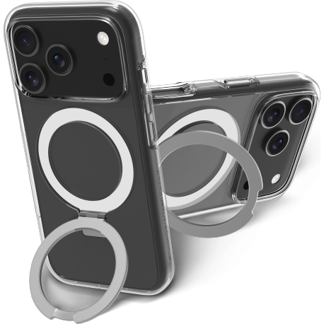 DBramante recycled cover Iceland D3O MS Kickstand - Clear - for iPhone 17 Pro
