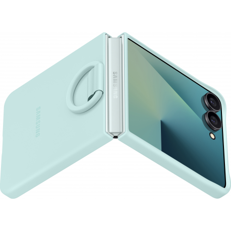 Samsung Ring Case (Silicone) - Mint - voor Samsung Galaxy Z Flip7 5G