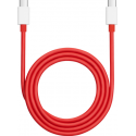 OnePlus superVOOC kabel USB-C naar USB-C 12A (1m) - Rood