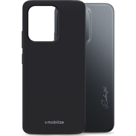 Mobilize Rubber Gelly Case - Matt Zwart - voor Xiaomi Redmi 15C 4G