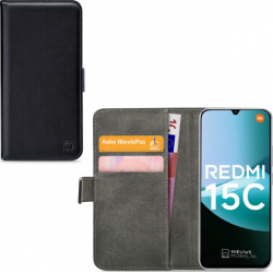 Mobilize Classic Gelly Wallet Book Case - Noir - pour Xiaomi Redmi 15C 4G/5G