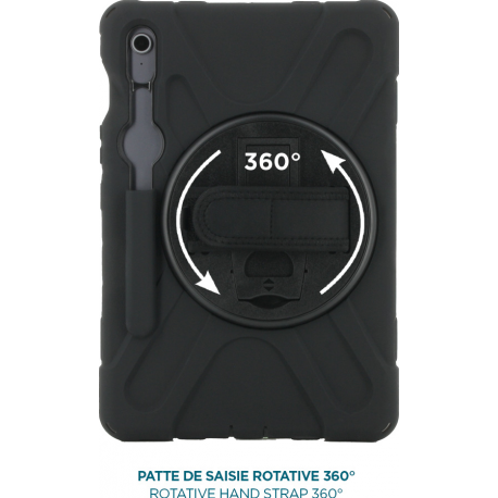 Mobilis All in Case + Shoulderstrap - Black - Samsung Galaxy Tab S10 FE/S9 FE/S9