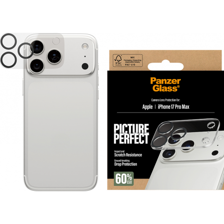 PanzerGlass PicturePerfect Camera Lens Protector - Clear - iPhone 17 Pro Max