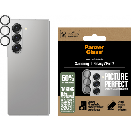 PanzerGlass PicturePerfect Lens Protector - Clear - voor Samsung Galaxy Z Fold7