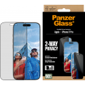 PanzerGlass Privacy Screen Protector Ultra-Wide Fit - Clear - voor iPhone 17 Pro