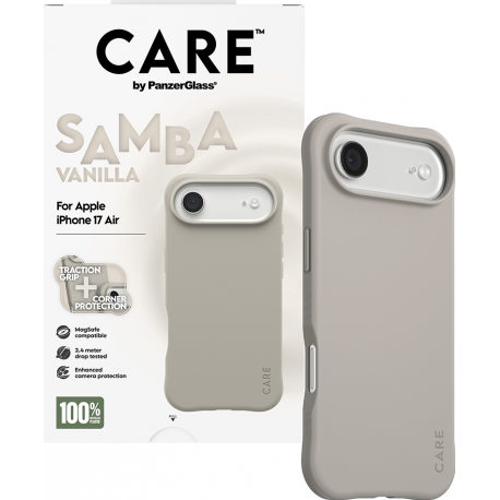 CARE by Panzerglass Fashionable Case Samba w. Magsafe - Vanilla - iPhone Air