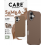 CARE by Panzerglass Fashionable Case Samba w. Magsafe - Espresso - iPhone 17