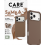 CARE by Panzerglass Fashionable Samba w. Magsafe - Espresso - iPhone 17 Pro Max