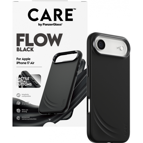 CARE by Panzerglass Feature FLOW Case w. Magsafe - Black - iPhone Air