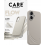 CARE by Panzerglass Feature FLOW Case w. Magsafe - Vanilla - iPhone 17