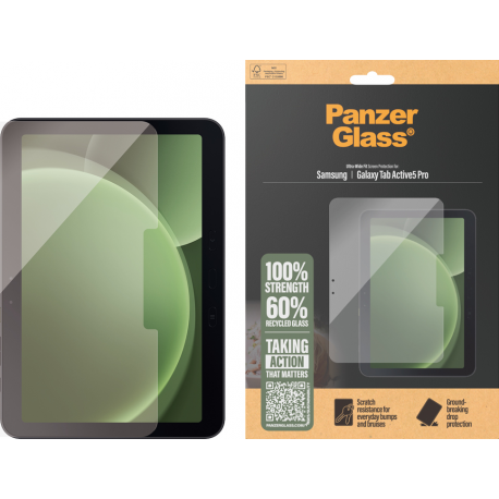 PanzerGlass Screen Pro Ultra-Wide Fit - Clear - Samsung Galaxy Tab Active5 Pro