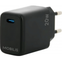 Mobilis Energia Charger - 20W Wall Charger - 1 USB C - Black