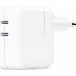 Apple 35W Adaptateur Secteur avec 2 Ports USB-C - Blanc