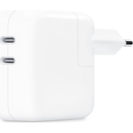 Apple 35W Adaptateur Secteur avec 2 Ports USB-C - Blanc