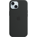 Apple Silicone Case avec MagSafe - Noir - pour iPhone 15