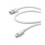 Data cable, Apple lightning, white