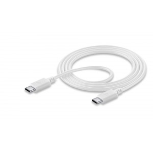Usb cable, usb-c to usb-c 1,2m, white
