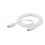 Usb kabel, usb-c naar usb-c 1,2m, wit