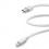 Data kabel usb, Apple lightning, snel laden, 60cm, wit
