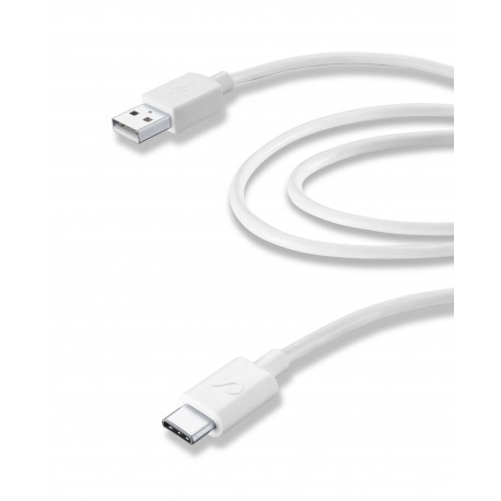 C&acirc;ble usb, usb-a &agrave; usb-c 2m, blanc