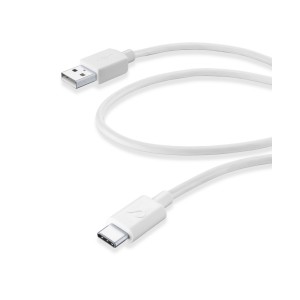 Câble usb, usb-a à usb-c 60cm, blanc