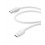 Usb cable, usb-a to usb-c 60cm, white