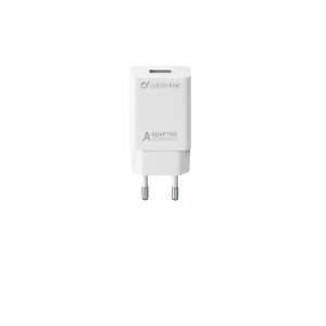 Reislader usb, 15W Samsung adaptive, wit