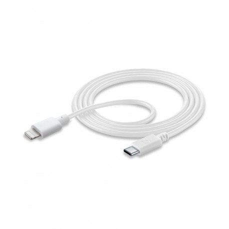 Usb cable, usb-c to Apple lightning 1,2m, white