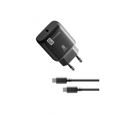 Reislader kit, 25W PD usb-c to usb-c Samsung, zwart