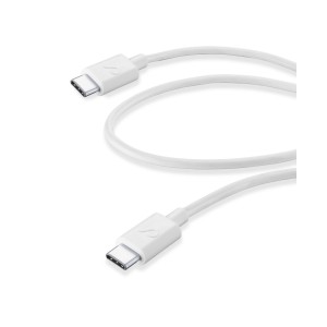 Data cable, usb-c to usb-c (60 cm), white