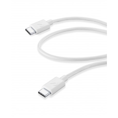 C&acirc;ble data, usb-c &agrave; usb-c (60 cm), blanc