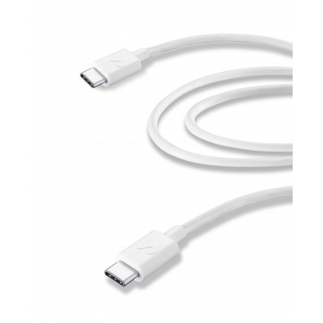 C&acirc;ble data, usb-c &agrave; usb-c (2 m), blanc