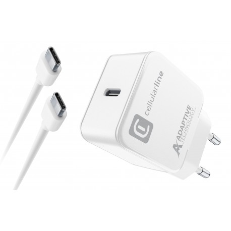 Reislader kit, 15W usb-c to usb-c Samsung, wit